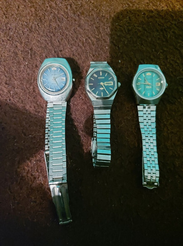 3 Reloj Citizen Automaticos Funcionando Vintage Para Dama 