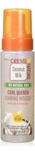 Espuma Para Cabello - Creme Of Nature Coconut Milk Curl Quen