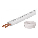 Cable Duplex 2 X 16 Blanco X 100 Metros Procables