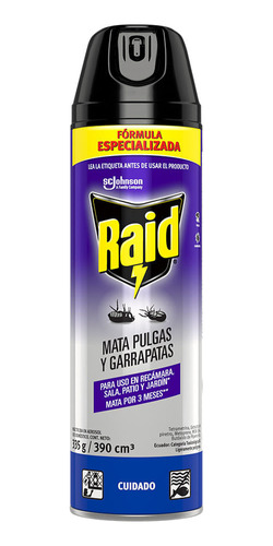 Raid Mata Pulgas Y Garrapatas X 335 G - g a $66