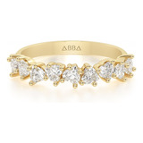 Churumbela Gemas Corazones 14k Oro Abba Joyas