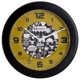Relógio Parede Herweg Cozinha 6666-034 Preto 21cm