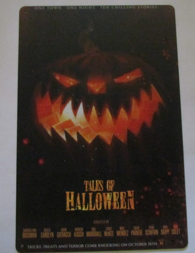 Poster Anuncio Cartel Cuentos De Halloween Terror Decoracion
