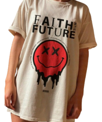 Camiseta T-shirt Unissex Algodão Faith In The Future Louis 