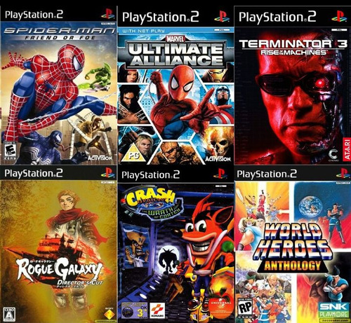 R$ 45,00 - 5 Discos Playstation 2 Ps2 Play 2 Psx 2