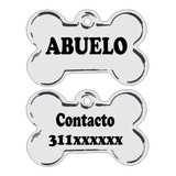 Placa Grabada Para Tus Mascotas Gatos, Perros