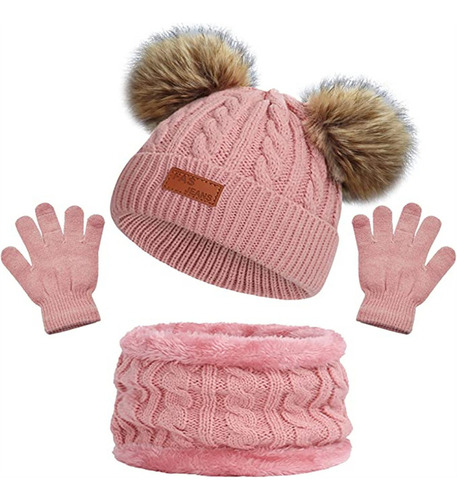 Nohle Conjunto De Gorro De Invierno For Niños, Bufanda Y