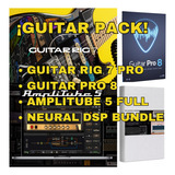 Pack Prog. Guitarra Guitar Rig Amplitube 5 Neural Dsp Bundle