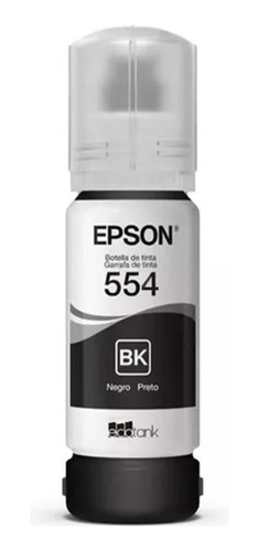 Tinta Epson T554 Bk Negro | L8160 | L8180