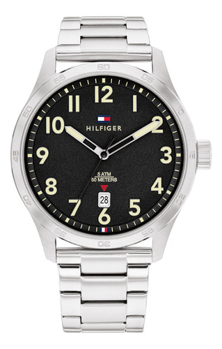 Reloj Tommy Hilfiger Para Hombre De Acero Plateado 1710594 S