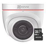 Ezviz Kit Cámara Domo Ip C4w-plus-256 2 Mp Almacenamiento 256 Gb Micro Sd Wifi / Audio 2 Vías / Alerta Sirena Y Estrobo C4w / Notificación Push / Visión Nocturna Ir 30 / Video Vigilancia 24/7