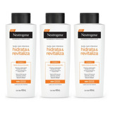 Kit C/3 Hidratante Neutrogena Body Care Intensive 400ml 