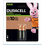 20 Pilas Recargables Aaa Duracell 900mah (10 Paquetes 2 Pzs)