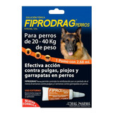 Pipeta Perro Fiprodrag 2.68ml, 20-40kg Pulga Y Garrapata Tm