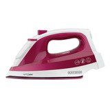 Plancha Black+decker Con Suela Cerámica Y Vapor Continuo Color Rosa 120v