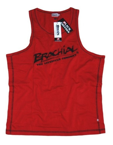 Brachial Polera Sin Mangas Musculosa Gym Sign Tank-top Xl Rd