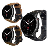 Correa Piel Gamuza Premium Para Amazfit Gtr 2