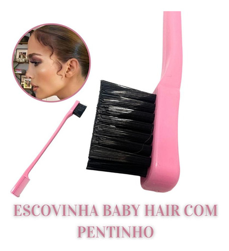 Escovinha Baby Hair Sobrancelha Design Profissional 