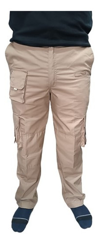 Pantalón Camuflado Tipo 511 Beige 12 Bolsillos Caballero