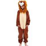 Pijama Kigurumi Importado 2811 León Infantil De 110 A 140 Cm