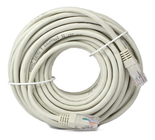 Cable Utp Cat 5e Rj45 Armado 15 Metros/pcprime