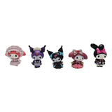 Set De 5 Figuras Sanrio Nuevo Kitty Kuromi Purin My Melody
