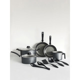 Bateria De Cocina Tramontina Turim 11 Piezas Starflon Max