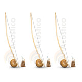 Kit Berimbau Biriba Original Cabaça Viola Média Gunga 3 Un