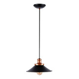 Lustre Pendente Luminaria Balcao Vintage Retro Mesa Interno Cor Preto 110v/220v