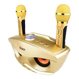 Sistema Karaoke Portatil 2 Microfonos Recargable Inalmabrico