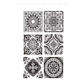 Azulejos Autoadhesivos Vinilo Mandalas Muresco 6 Uni 15x15cm