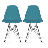 Juego De Dos (2) Silla Lateral Modelo Eames Y Silla De Comed