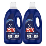 Fab Detergente Gel Ultra Flash 3 Lx 2 - L a $13167