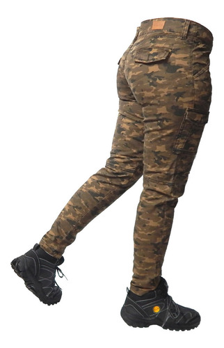 Pntalon Cargo Camuflado Mujer  - Jeans710