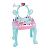 Tocador Infantil Piano Mágico 2 En 1 Niñas Belleza Juguetes 