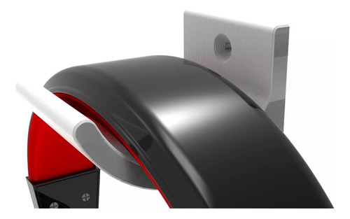 Kit 2 Suporte Headset Gamer Headphone Fone De Ouvido Parede Cor Branco