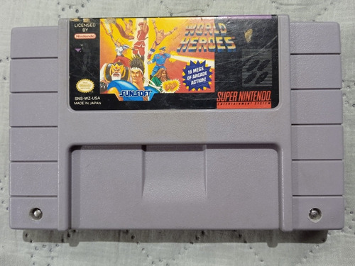 World Heroes Original - Super Nintendo Snes