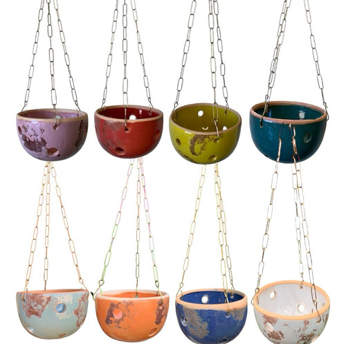 Vasos De Cerâmica Esmaltados Artesanais - Cores Exclusivas