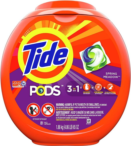 Detergente Tide 81 Cápsulas Unid - Unidad a $225900