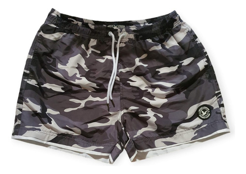 Short De Baño Hombre Camuflado Bross London Talle M