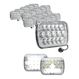 20 Faros Unidad Cuadrada Rectangular 15 Leds 5x7 Alta/bajaf1