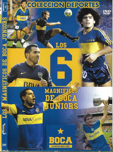 Los 6 Magnificos De Boca Juniors Dvd Original Futbol