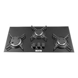 Cooktop A Gas 3 Bocas Stelar Preto Bivolt Automatico