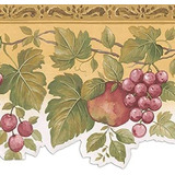 Concord Wallcoverings Papel Pintado Borde Cocina Patrón Frut