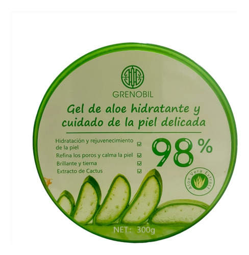 Aloe Vera 98% Gel Sabila Facial Blanqueamiento Cicatriz 250g Tipo De Piel Todo Tipo Volumen De La Unidad 250 Ml