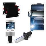 Kit Xênon Completo H7 8000k 24v 35w Tonalidade Azul Caminhão