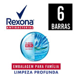 Pack Sabonete Em Barra Antibact Rexona Limpeza Profunda 6 Un