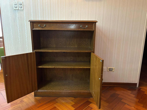 Mueble Recibidor De Roble Antiguo