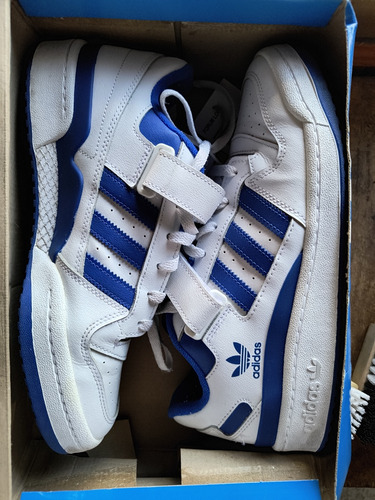 adidas Forum Low Blue Royal Usadas En Perfecto Estado T10 Us