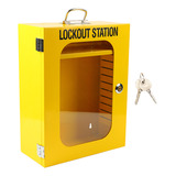 Estación De Etiquetado Loto Cabinet Lockout, Montada En La P